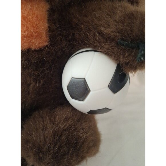 Cheburashka 10" Plush w Soccer Ball 9" Reward Toys Russian Bear Monkey Stuffed - Picture 2 of 12